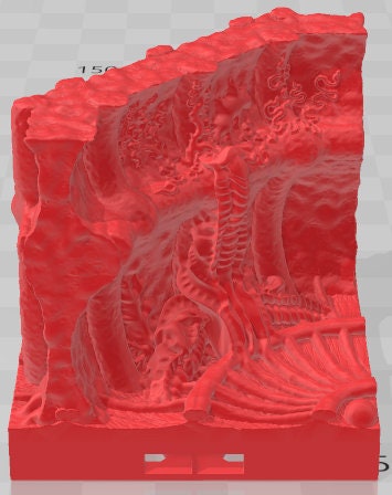 Hive Infestation Walls And Doors - Alien Lair - Pathfinder - Dungeons & Dragons -RPG- Tabletop-Terrain - 28 mm / 1" - Aether Studios
