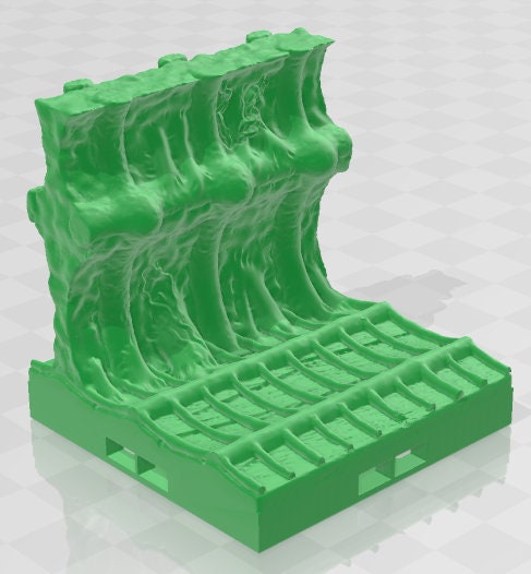 Hive Infestation Walls And Doors - Alien Lair - Pathfinder - Dungeons & Dragons -RPG- Tabletop-Terrain - 28 mm / 1" - Aether Studios