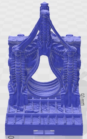 Hive Infestation Walls And Doors - Alien Lair - Pathfinder - Dungeons & Dragons -RPG- Tabletop-Terrain - 28 mm / 1" - Aether Studios