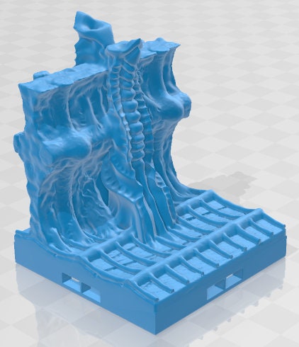 Hive Infestation Walls And Doors - Alien Lair - Pathfinder - Dungeons & Dragons -RPG- Tabletop-Terrain - 28 mm / 1" - Aether Studios