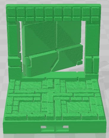 Wall 1 Secret Doors - Aztlan - Pathfinder - Dungeons & Dragons -RPG- Tabletop-Terrain-28 mm / 1"- Aether Studios