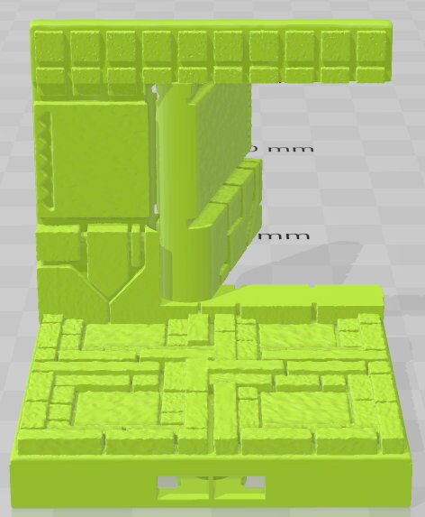 Wall 3 Secret Doors - Aztlan - Pathfinder - Dungeons & Dragons -RPG- Tabletop-Terrain-28 mm / 1"- Aether Studios