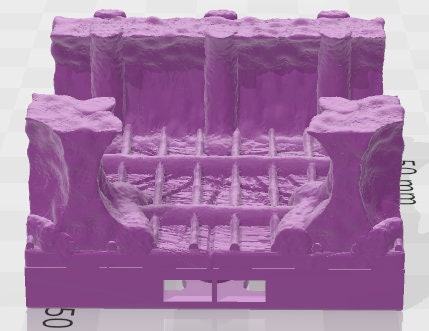 Half Sized Tiles Set 1 - Alien Lair - Pathfinder - Dungeons & Dragons -RPG- Tabletop-Terrain - 28 mm / 1" - Aether Studios