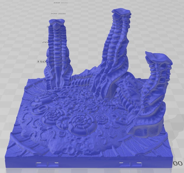 Hive Nodes Set 1 - Alien Lair - Pathfinder - Dungeons & Dragons -RPG- Tabletop-Terrain - 28 mm / 1" - Aether Studios