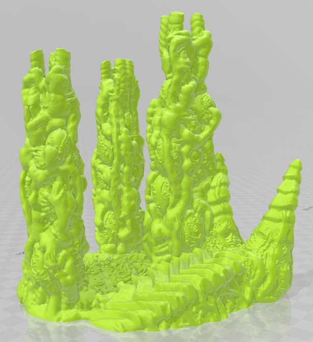 Hive Nodes Set 2 - Alien Lair - Pathfinder - Dungeons & Dragons -RPG- Tabletop-Terrain - 28 mm / 1" - Aether Studios