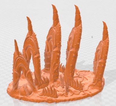 Hive Nodes Set 3 - Alien Lair - Pathfinder - Dungeons & Dragons -RPG- Tabletop-Terrain - 28 mm / 1" - Aether Studios