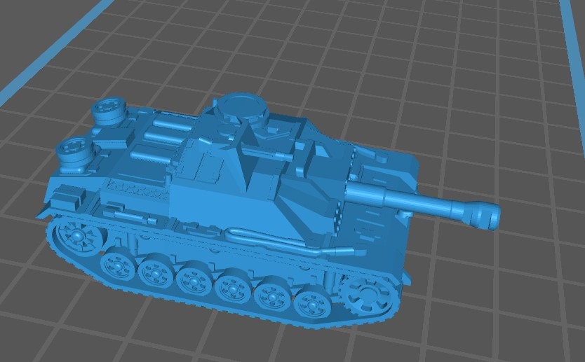 STUG IIIG - STUGH42 - 1:100 scale - Germany - Tanks - Armored Vehicle - World Of Tanks - War Game - Wargaming -Tabletop Games