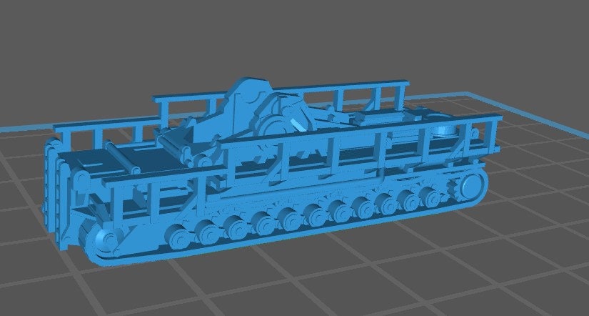 Karl-Gerat - RR Artillery - All pieces included - 1:200 scale - Germany - Tanks - Armored Vehicle - World Of Tanks - War Game - Wargaming