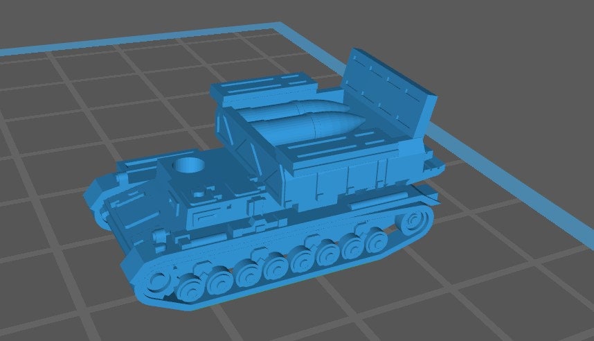 Karl-Gerat - RR Artillery - All pieces included - 1:200 scale - Germany - Tanks - Armored Vehicle - World Of Tanks - War Game - Wargaming