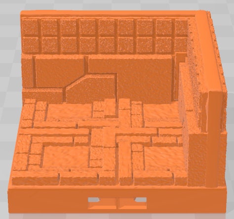 Half Sized Wall Tiles Set 1 - Aztlan - Pathfinder - Dungeons & Dragons -RPG- Tabletop-Terrain - 28 mm / 1" - Aether Studios