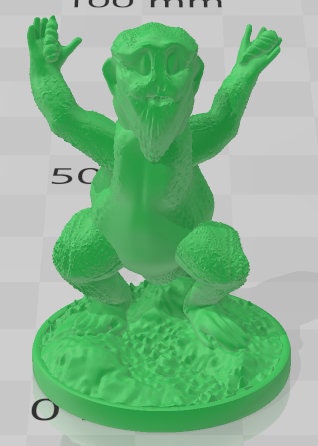 Swamp Monkeys - Aztlan - Pathfinder - Dungeons & Dragons -RPG- Tabletop-Terrain - 28 mm / 1" - Aether Studios