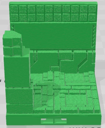 Pillars Style 2 Set 1 - Aztlan 2 Reforged - Pathfinder - Dungeons & Dragons -RPG- Tabletop-Terrain-28 mm / 1"- Aether Studios