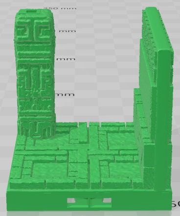 Pillars Style 4 Set 1 - Aztlan 2 Reforged - Pathfinder - Dungeons & Dragons -RPG- Tabletop-Terrain-28 mm / 1"- Aether Studios