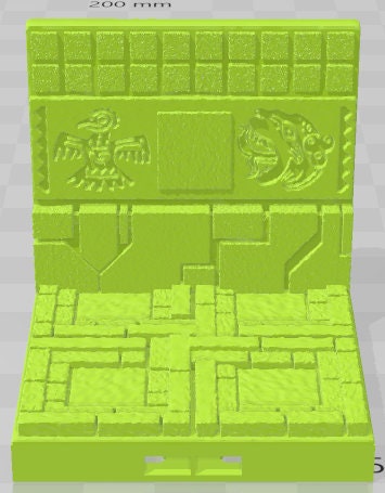 Corridors And Walls - Aztlan 2 Reforged - Pathfinder - Dungeons & Dragons -RPG- Tabletop-Terrain-28 mm / 1"- Aether Studios