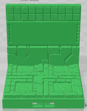 Corridors And Walls - Aztlan 2 Reforged - Pathfinder - Dungeons & Dragons -RPG- Tabletop-Terrain-28 mm / 1"- Aether Studios