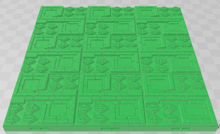 Big Floors - Aztlan 4 Reforged - Pathfinder - Dungeons & Dragons -RPG- Tabletop-Terrain-28 mm / 1"- Aether Studios
