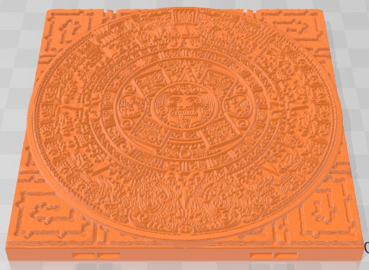 Calendar Floors - Aztlan 4 Reforged - Pathfinder - Dungeons & Dragons -RPG- Tabletop-Terrain-28 mm / 1"- Aether Studios