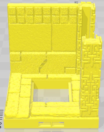 Corner Doors - Aztlan 4 Reforged - Pathfinder - Dungeons & Dragons -RPG- Tabletop-Terrain-28 mm / 1"- Aether Studios