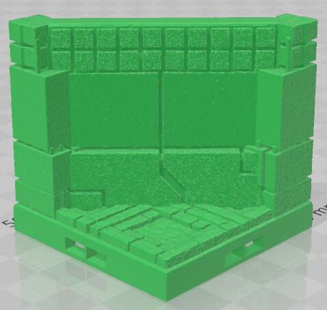 Diagonal Walls - Aztlan 4 Reforged - Pathfinder - Dungeons & Dragons -RPG- Tabletop-Terrain-28 mm / 1"- Aether Studios