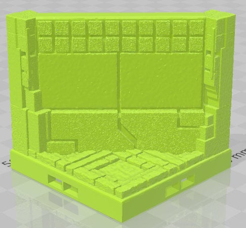 Diagonal Walls - Aztlan 4 Reforged - Pathfinder - Dungeons & Dragons -RPG- Tabletop-Terrain-28 mm / 1"- Aether Studios