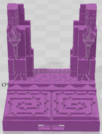 Door Frames 2 Set 1 - Aztlan 4 Reforged - Pathfinder - Dungeons & Dragons -RPG- Tabletop-Terrain-28 mm / 1"- Aether Studios