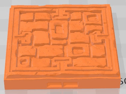 Sewer Floors And Columns - Aztlan - Pathfinder - Dungeons & Dragons -RPG- Tabletop-Terrain - 28 mm / 1" - Aether Studios