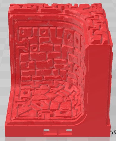 Sewer Walls - Aztlan - Pathfinder - Dungeons & Dragons -RPG- Tabletop-Terrain - 28 mm / 1" - Aether Studios