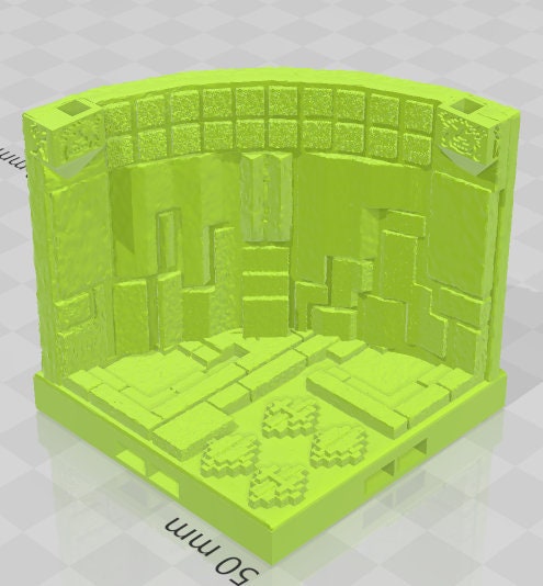 Curves, Corners, And Door Frames - Aztlan 3 Reforged B - Pathfinder - Dungeons & Dragons -RPG- Tabletop-Terrain - 28 mm / 1"- Aether Studios