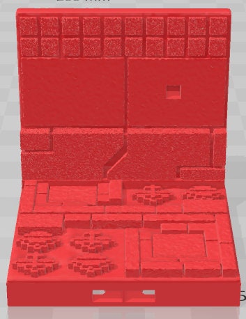 Peg Walls - Aztlan 3 Reforged B - Pathfinder - Dungeons & Dragons -RPG- Tabletop-Terrain - 28 mm / 1"- Aether Studios