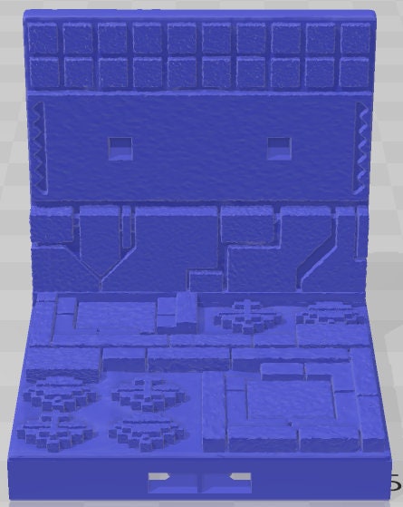 Peg Walls - Aztlan 3 Reforged B - Pathfinder - Dungeons & Dragons -RPG- Tabletop-Terrain - 28 mm / 1"- Aether Studios