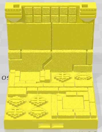 Walls - Aztlan 3 Reforged B - Pathfinder - Dungeons & Dragons -RPG- Tabletop-Terrain - 28 mm / 1"- Aether Studios