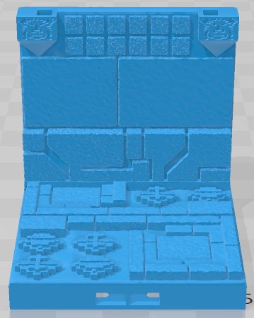 Walls - Aztlan 3 Reforged B - Pathfinder - Dungeons & Dragons -RPG- Tabletop-Terrain - 28 mm / 1"- Aether Studios