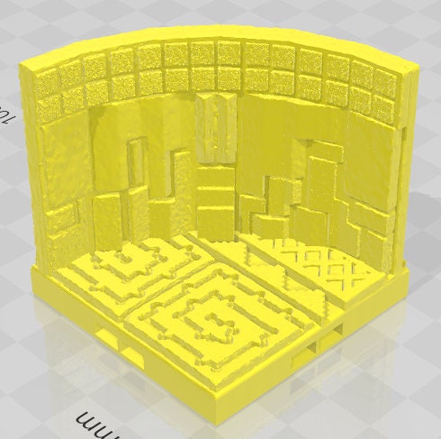 Curves, Corners, And Door Frames - Aztlan 3 Reforged C - Pathfinder - Dungeons & Dragons -RPG- Tabletop-Terrain - 28 mm / 1"- Aether Studios