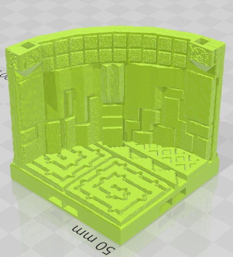 Curves, Corners, And Door Frames - Aztlan 3 Reforged C - Pathfinder - Dungeons & Dragons -RPG- Tabletop-Terrain - 28 mm / 1"- Aether Studios