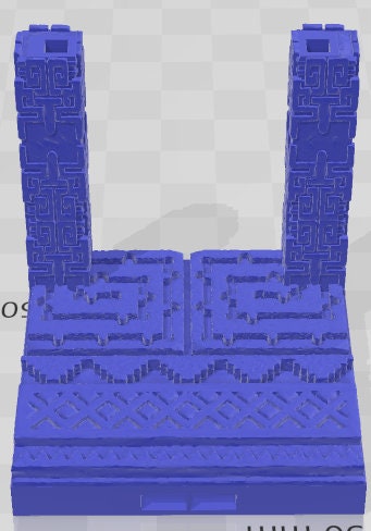 Pillars - Aztlan 3 Reforged B - Pathfinder - Dungeons & Dragons -RPG- Tabletop-Terrain - 28 mm / 1"- Aether Studios