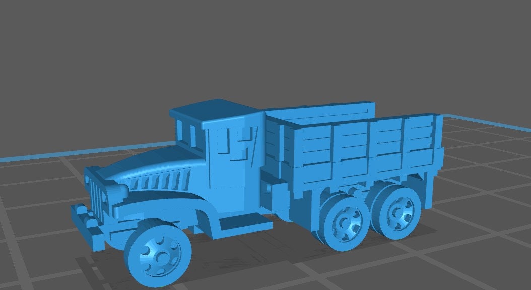 GMC cckw " jimmy" - 1:200 Scale - USA - Tanks - Armored Vehicle - World Of Tanks - War Game - Wargaming - Axis and Allies - Tabletop Games