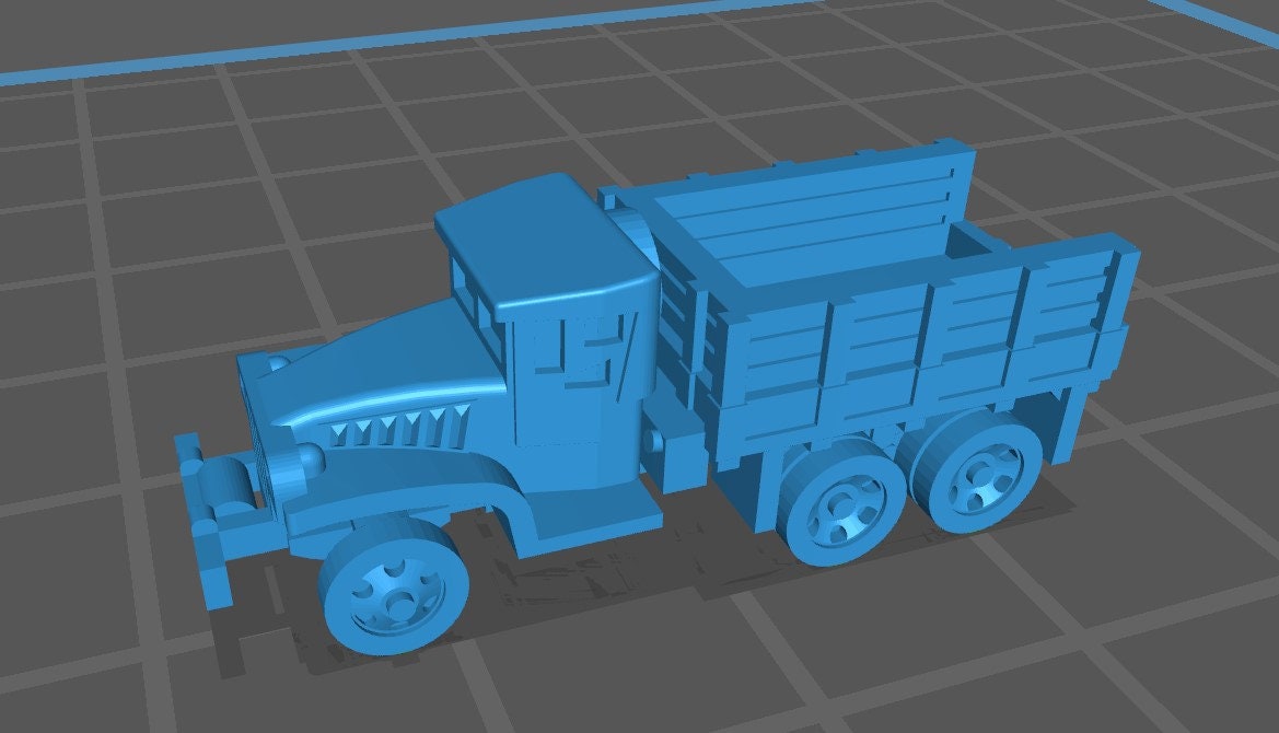 GMC cckw " jimmy" - 1:200 Scale - USA - Tanks - Armored Vehicle - World Of Tanks - War Game - Wargaming - Axis and Allies - Tabletop Games