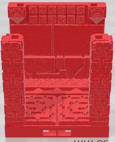 Walls - Aztlan 3 Reforged C - Pathfinder - Dungeons & Dragons -RPG- Tabletop-Terrain - 28 mm / 1"- Aether Studios