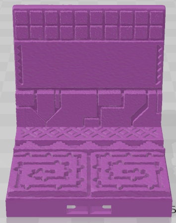 Walls - Aztlan 3 Reforged C - Pathfinder - Dungeons & Dragons -RPG- Tabletop-Terrain - 28 mm / 1"- Aether Studios