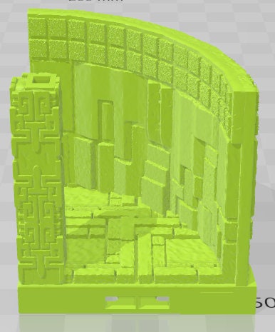 A Floor Corridors - Aztlan 3 Reforged - Pathfinder - Dungeons & Dragons -RPG- Tabletop-Terrain - 28 mm / 1"- Aether Studios
