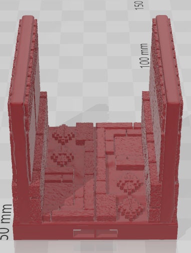 B Floor Corridors - Aztlan 3 Reforged - Pathfinder - Dungeons & Dragons -RPG- Tabletop-Terrain - 28 mm / 1"- Aether Studios