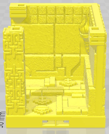 B Floor Corridors - Aztlan 3 Reforged - Pathfinder - Dungeons & Dragons -RPG- Tabletop-Terrain - 28 mm / 1"- Aether Studios