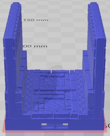 D Floor Corridors - Aztlan 3 Reforged - Pathfinder - Dungeons & Dragons -RPG- Tabletop-Terrain - 28 mm / 1"- Aether Studios