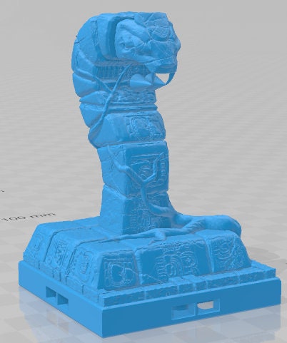 Maya Snake - Aztlan 3 Reforged - Pathfinder - Dungeons & Dragons -RPG- Tabletop-Terrain - 28 mm / 1"- Aether Studios