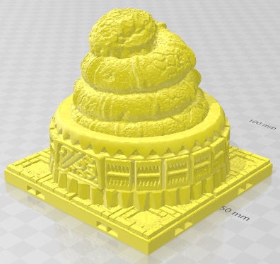 Rock Cobra - Aztlan 3 Reforged - Pathfinder - Dungeons & Dragons -RPG- Tabletop-Terrain - 28 mm / 1"- Aether Studios