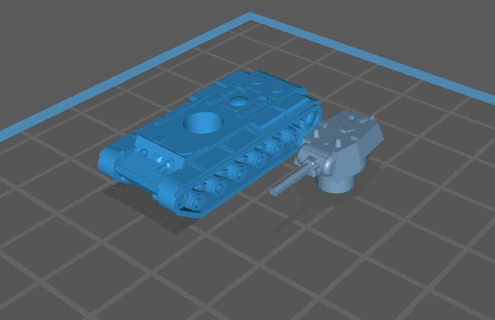 KV types w/turret - 1:200 scale - USSR - Tanks - Armored Vehicle - World Of Tanks - War Game - Wargaming -Tabletop Games
