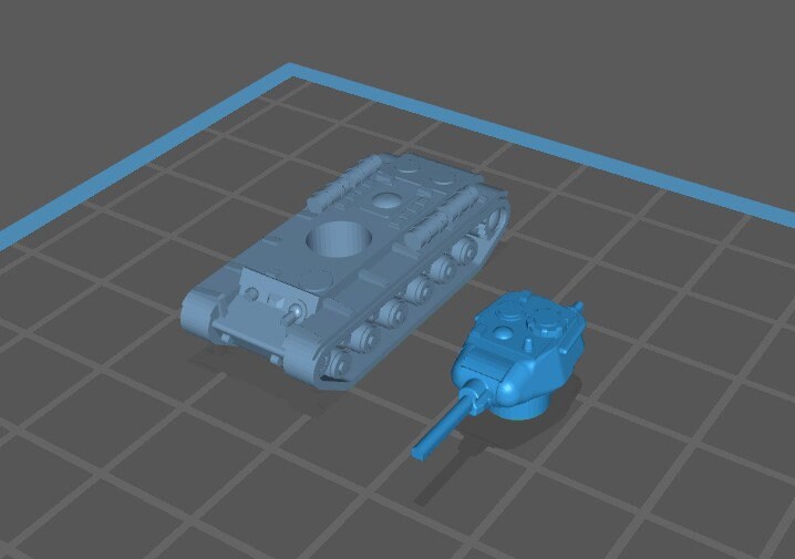 KV types w/turret - 1:200 scale - USSR - Tanks - Armored Vehicle - World Of Tanks - War Game - Wargaming -Tabletop Games