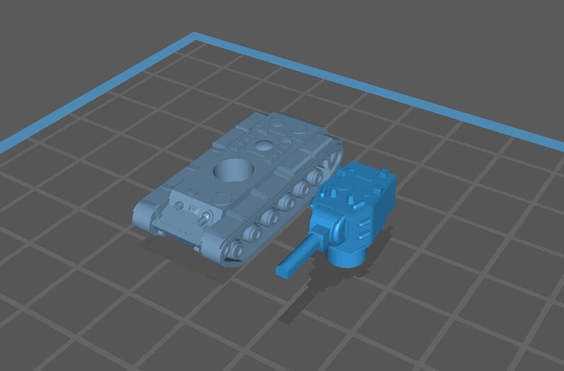 KV types w/turret - 1:200 scale - USSR - Tanks - Armored Vehicle - World Of Tanks - War Game - Wargaming -Tabletop Games