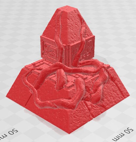 Step Pyramid Corner Set 1 - Aztlan 5 Reforged - Pathfinder - Dungeons & Dragons -RPG- Tabletop-Terrain - 28 mm / 1"- Aether Studios