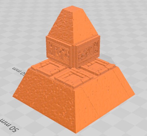 Step Pyramid Corner Set 1 - Aztlan 5 Reforged - Pathfinder - Dungeons & Dragons -RPG- Tabletop-Terrain - 28 mm / 1"- Aether Studios